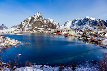 Obraz premium Lofoten Islands, Reine. Norway