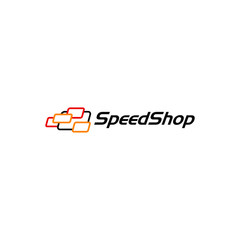 Modern Speed Race Flag Banner Background Logo for automotive company logo decal fast speed with high end look
