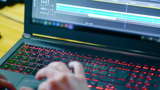 Digital non linear editing on a computer