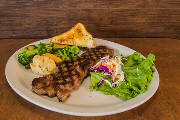 t bone steak