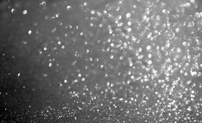 Silver magic blurred festive background