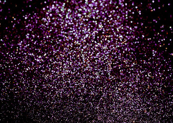Purple fairy blurred festive background