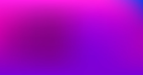 Purple Blue Gradient Vibrant Dreamy Vector Background. Sunrise, Sunset, Sky, Water Color Overlay Neon Design Element. Luxury Trendy Holograph Defocused Texture. Digital Funky Cool Tech Gradient Paper.