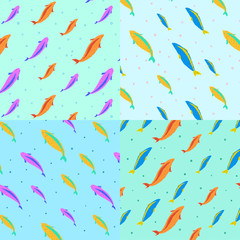 Colour Fishes Pattern