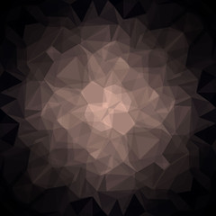Abstract Dark Polygonal Background
