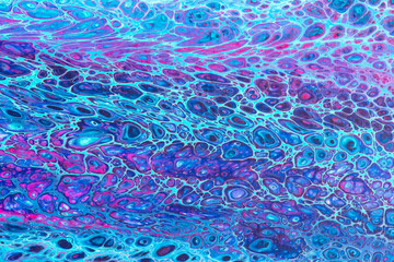 Pink and Aqua Blue Abstract Background