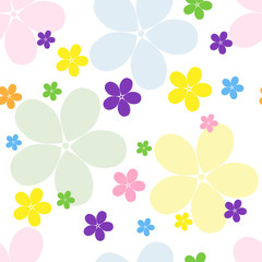Children's floral pattern for clothing, textiles, websites and blogs