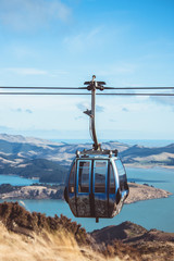 cable car on top of the mountain © Thomas