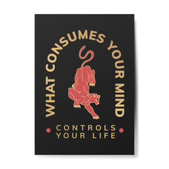 What consumes your mind illustration © Rawpixel.com