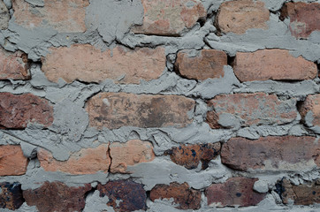 fondo de muro de ladrillos rusticos