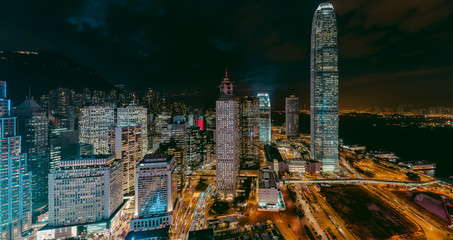 Hong Kong cityscape at night