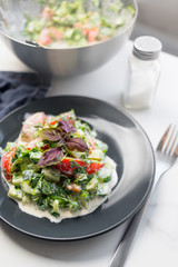 tomato salad with spices