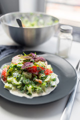 tomato salad with spices