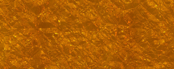 Orange crystal background