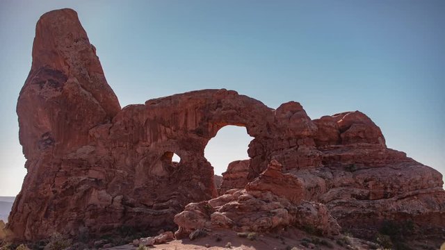 Arches National Park Turret Arch Time Lapse Utah USA