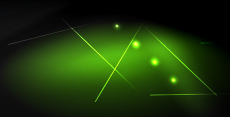 Neon color abstract lines