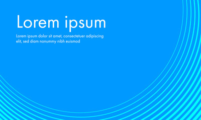 abstract simple blue curve line vector background