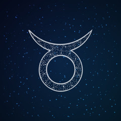 Obraz na płótnie Canvas Taurus zodiac sign.