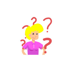 thinking man for open minded icon