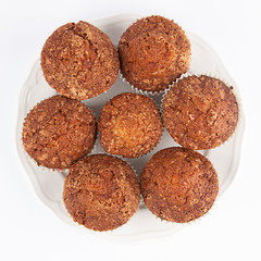 muffins on a plate