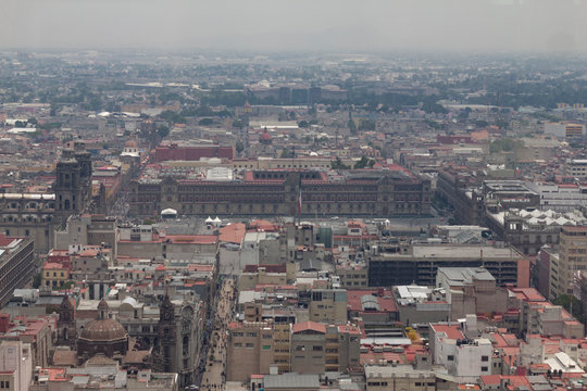 Centro histórico de la Ciudad de México desde la Torre Latinoamericana
