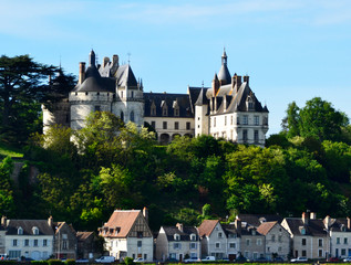 Fototapeta na wymiar Castle of Chaumont in the Loire Valley, France