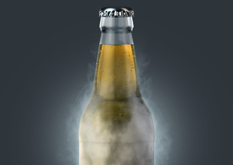 Beer Bottle With Condensation