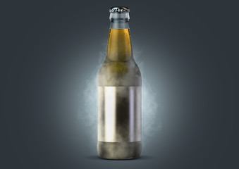 Beer Bottle With Condensation