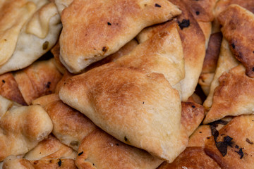 Sambusak with spinach