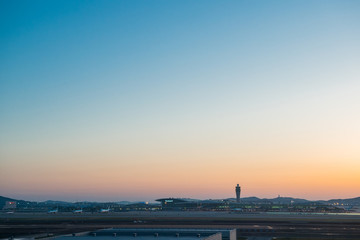 朝の仁川国際空港