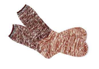Socks on a white background 