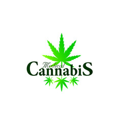 medical cannabis logo icon