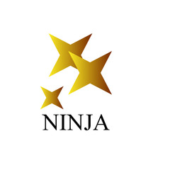 ninja star logo icon
