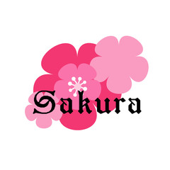 Fototapeta na wymiar sakura flower icon