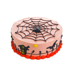 cake or cake for holidays on a background.