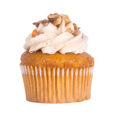 cake or Ice cream birthday cake on a background.