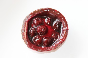 Delicious cherry curd cake