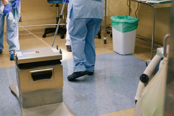 Surgery in the operating room