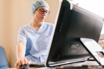 Surgery in the operating room