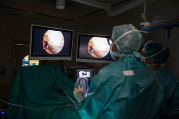 Surgery in the operating room