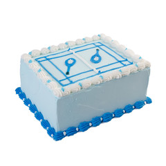 cake or Ice cream birthday cake on a background.
