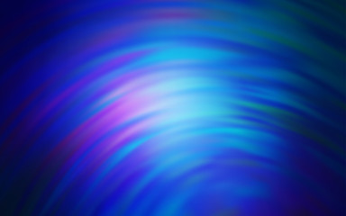 Dark Pink, Blue vector template with curved lines.