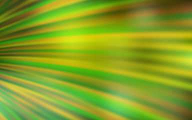 Light Green, Yellow vector texture with curved lines.