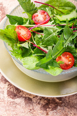 Fresh spring salad