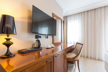 Classic style hotel room interior