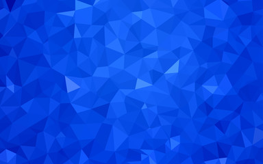 Obraz premium Light BLUE vector abstract polygonal pattern.