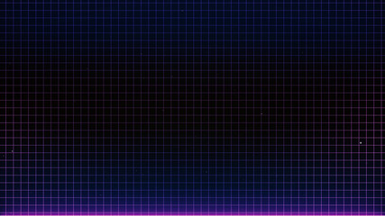 Retro Sci-Fi Background Futuristic landscape of the 80`s. Digital Cyber Surface. Suitable for design in the style of the 1980`s