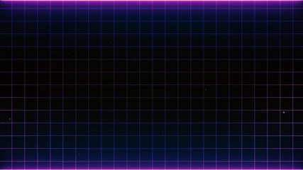 Retro Sci-Fi Background Futuristic landscape of the 80`s. Digital Cyber Surface. Suitable for design in the style of the 1980`s