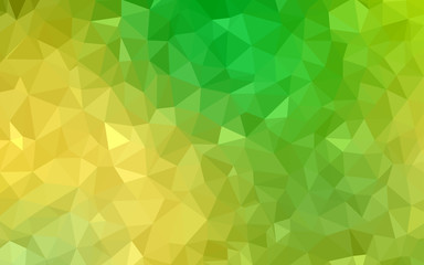 Dark BLUE vector polygonal background.