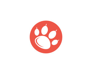 Fototapeta premium Paw logo template